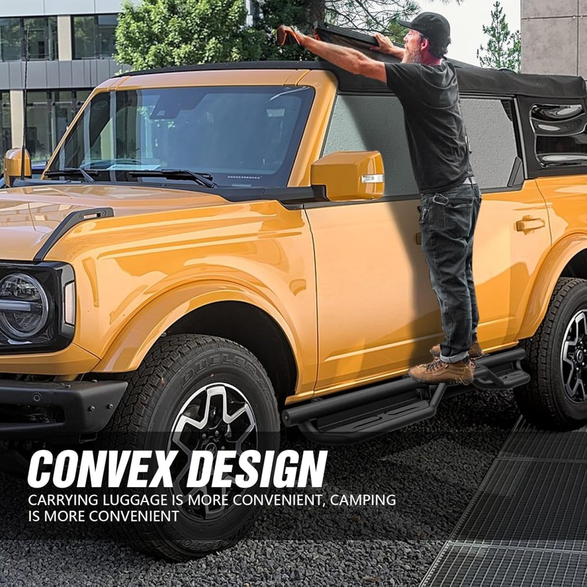 Side Steps Running Boards for Ford Bronco 4 Doors(21-25)-Not for Sport Model | Yzona