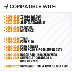 Adjustable 16.8-25" High Truck Bed Rack for Tent with 2 LED Lights | Yzona