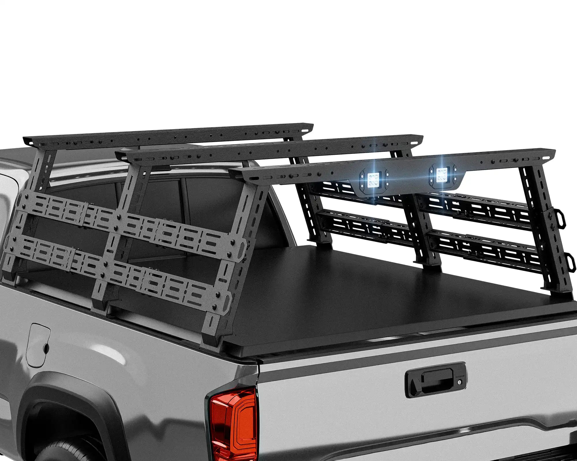Yzona Adjustable Ladder Pickup Bed Rack System for 2004-2025 F150 F250 F350