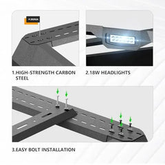 Kayak Pickup Truck Bed Rack Cab Full Height for Jeep Gladiator JT 2020-2025