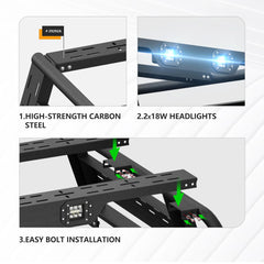 Overland Bed Rack for Nissan Titan 2016 2017 2018-2024