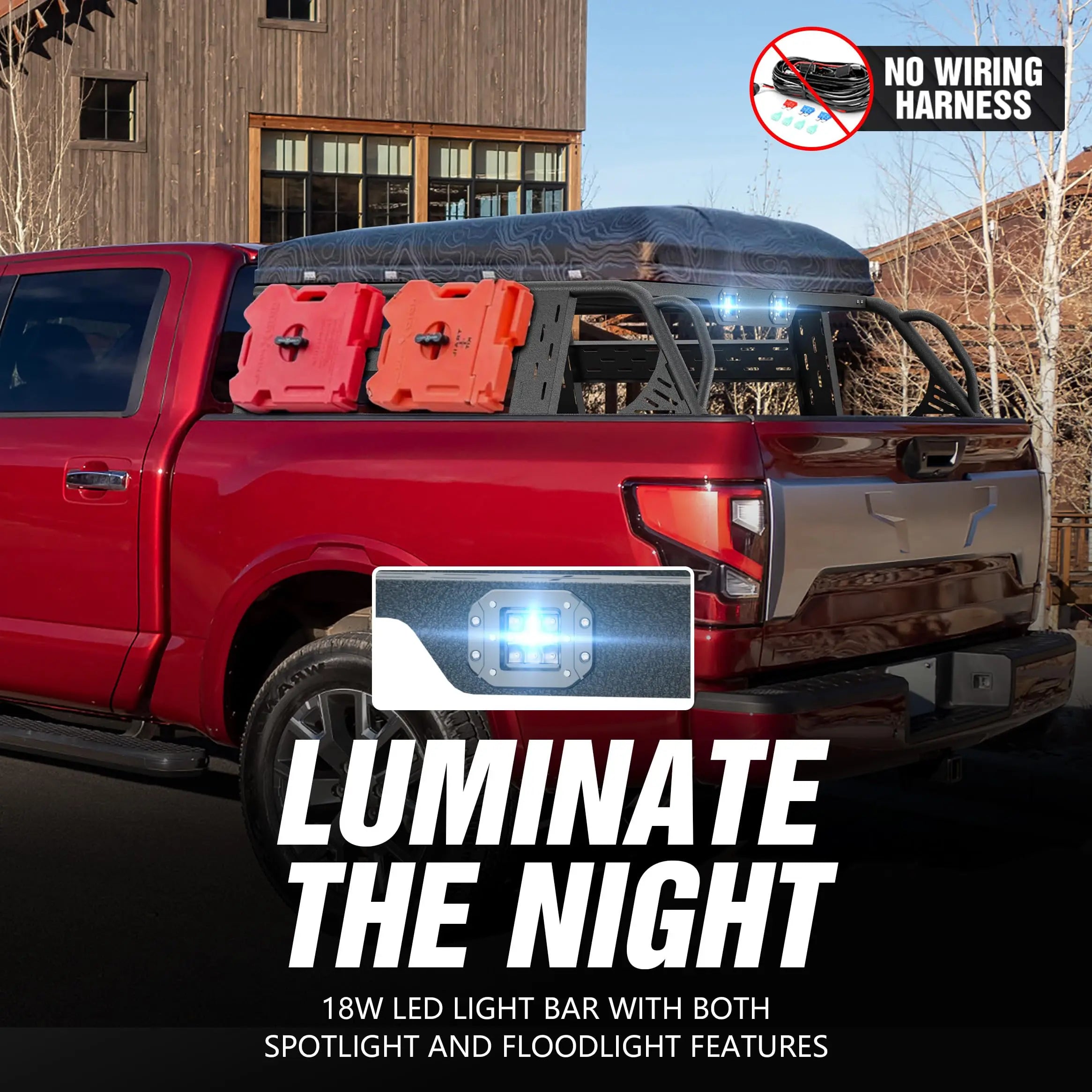 Overland Bed Rack for Nissan Titan 2016 2017 2018-2024