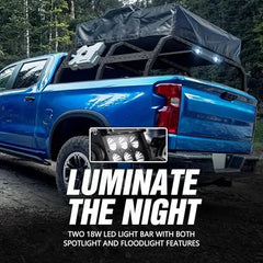 Adjustable Long Pickup Bed Racks Compatible with F150 F-250 F-350/ Silverado Sierra 1500/ 2500HD/ 3500HD/ Titan/Ram 1500/2500/3500/ Chevy S-10/ Sonoma/Lincoln Mark LT/Tundra/Dakota/Ranger