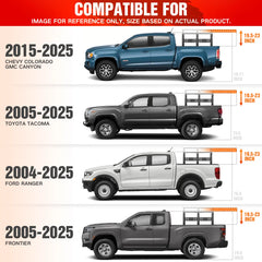 Adjustable Overland Bed Racks for Trucks Compatible with Tacoma F150 F-150 / Ram 1500 / Titan | Yzona