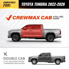 Side Steps for Pickup Trucks Compatible with 2022-2026 Toyota Tundra CrewMax Cab