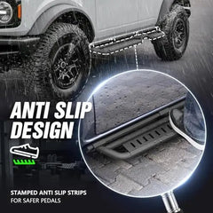 2023 2024 2025 Ford Bronco Side Steps Running Boards 2021-2026