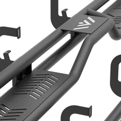 Three Raised Steps Running Boards for 2007-2018 Chevy Silverado & GMC Sierra 1500 | 2007-2019 Chevrolet Silverado & GMC Sierra 2500 HD 3500 HD CrewCab