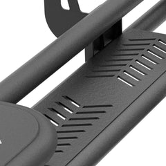 Three Raised Steps Running Boards for 2007-2018 Chevy Silverado & GMC Sierra 1500 | 2007-2019 Chevrolet Silverado & GMC Sierra 2500 HD 3500 HD CrewCab