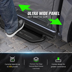 YZONA Jeep Wrangler Step Running Boards for 2018-2026 Wrangler JL JLU