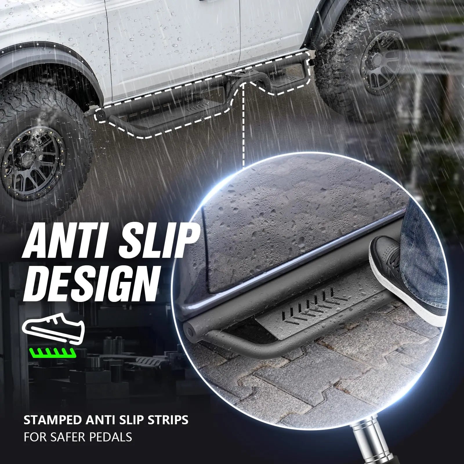 2024 2025 2026 Ford Bronco Running Boards 2021-2026