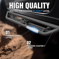 Best Jeep Gladiator Rubicon Running Boards Steps 2020-2023 2024 2025