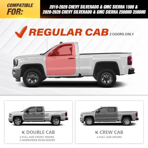 2024 Silverado Running Boards for 2019-2026 Silverado & Sierra