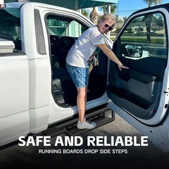Sides Step Compatible with 2015-2026 Ford F150 & 2017-2026 Ford F250 F350 F450 F550 Regular Cab