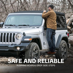 Drop Side Steps Compatible with Jeep Wrangler JL 2 Doors 2018-2026