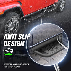 YZONA Frame Mounted Running Boards 2020-2026 Jeep Gladiator JT 4 Door