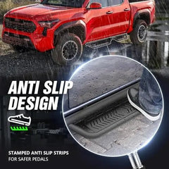 2024 2025 Toyota Tacoma Trd Off Road Side Steps SR5 | Heavy-Duty Carbon Steel