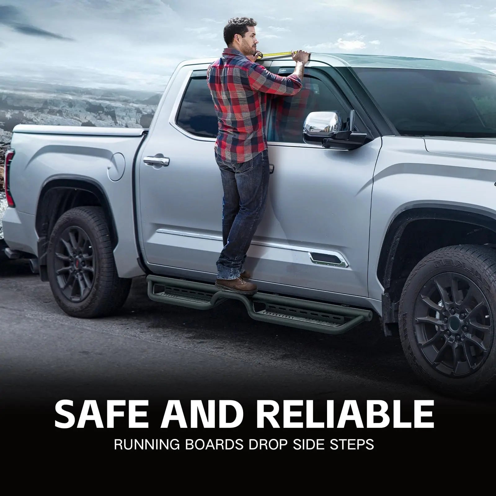 CrewMax Cab Running Boards for 2022-2025 Toyota