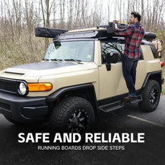 FJ Cruiser Running Boards Side Steps Compatible with 2007-2014