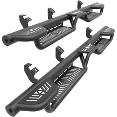 Side Steps Compatible with 2024 2025 Toyota Tacoma Double Cab & Crew Cab Three Raised Steps