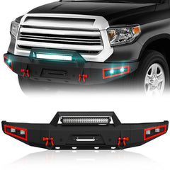Front Bumpers for Cars Compatible with 2014-2021 Toyota Tundra with Winch Plate | Yzona