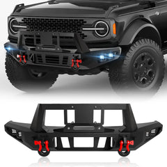 Front Grill Guards Bumpers Compatible with 2021-2025 Ford Bronco | Yzona