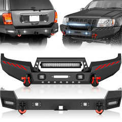 for Jeep WJ Bumpers Compatible with 1999-2004 Jeep 2nd Gen Grand Cherokee WJ | Yzona