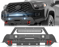 Car Front Bumpers Compatible for 2016-2023 Toyota Tacoma 3rd Gen | Yzona