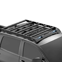 Roof Rack Cargo Basket Compatible with 2007-2021 Toyota Tundra CrewMax Cab | Yzona
