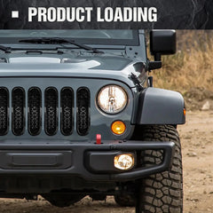 7pcs Grille Mesh Inserts for 2007-2018 Jeep Wrangler JK JKU Accessories