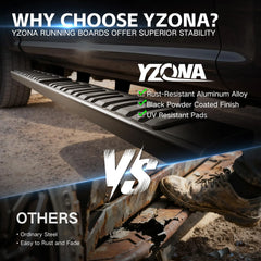 6.5 Running Boards Compatible with 2019-2026 Silverado & Sierra 1500