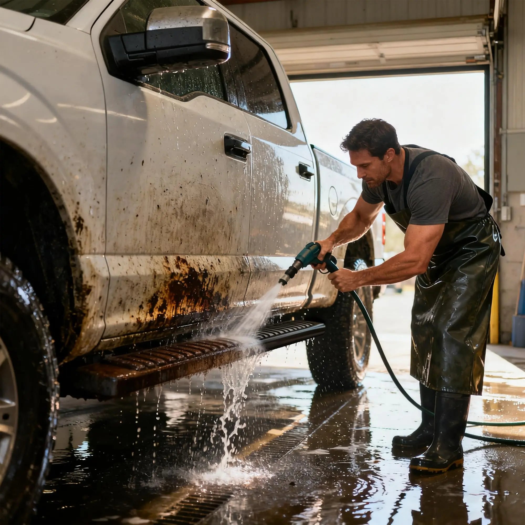 Side Steps Compatible with 2009-2018 Dodge Ram 1500 Crew Cab 6.5