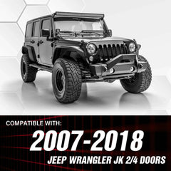 Jeep Wrangler Fender Flares Replacement Compatible with 2007-2018 Jeep Wrangler JK JKU Unlimited 2/4 Doors