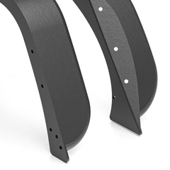 Yzona Metal Front and Rear Fender Flares Compatible with 2007-2018 Jeep Wrangler JK JKU Unlimited 2/4 Doors