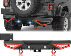 Full Truck Replacement Bumpers Compatible with 2018-2026 Jeep Wrangler JL JLU