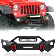 for 2015 Jeep JK Bumpers Compatible with 2007-2018 Jeep Wrangler JK JKU | Yzona