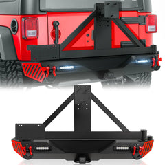 for 2015 Jeep JK Bumpers Compatible with 2007-2018 Jeep Wrangler JK JKU | Yzona