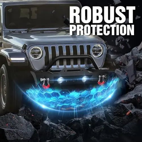 Push Bumpers for 2007-2025 Jeep Wrangler JK JL JKU JLU & Gladiator JT