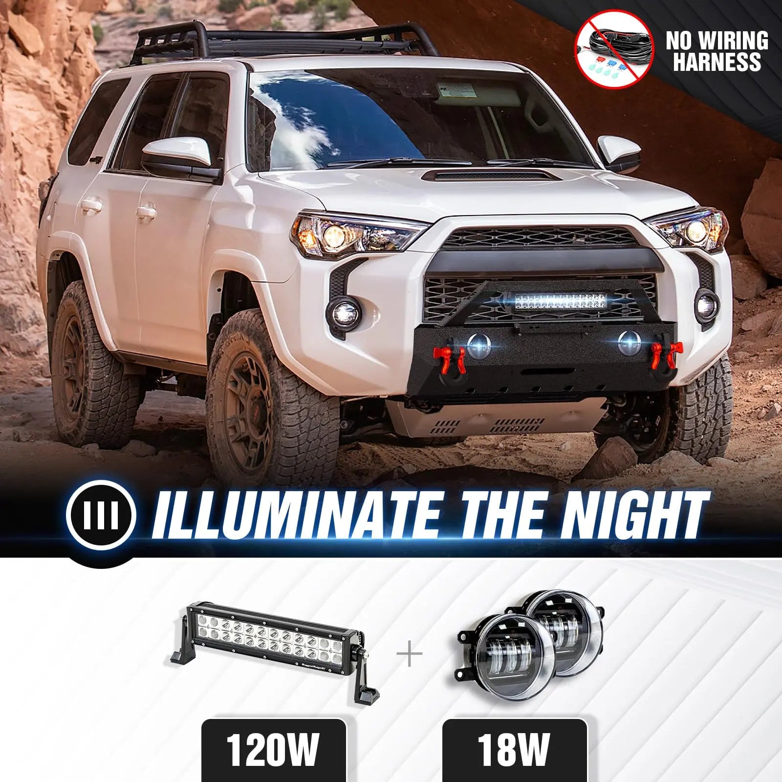 Front Bumper for Toyota 5th Gen 4Runner 2010-2023 by Yzona