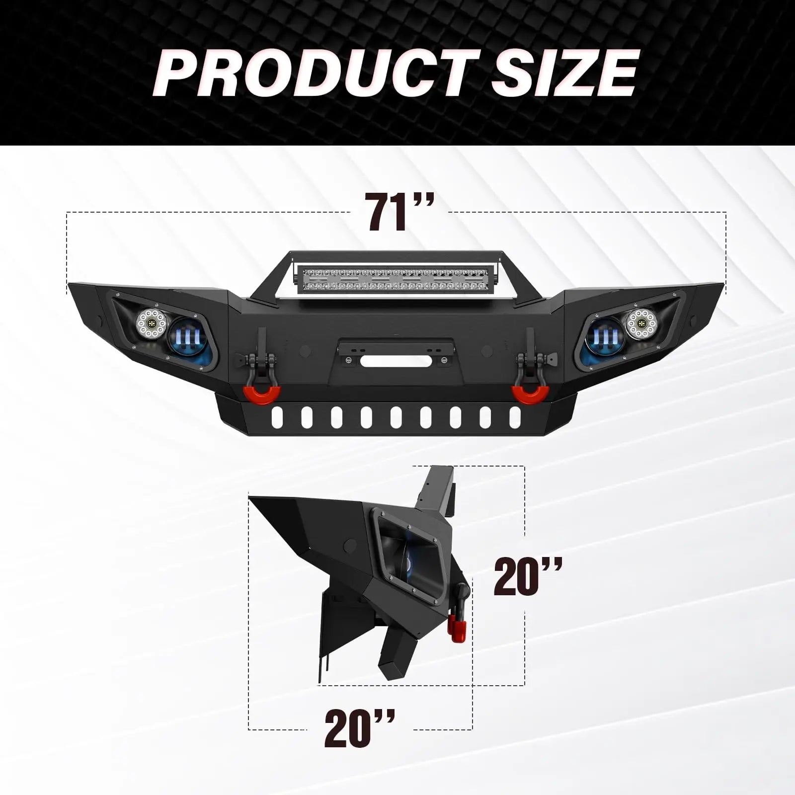 Toyota Tacoma Off Road Front Bumpers 2005-2015 2nd Gen
