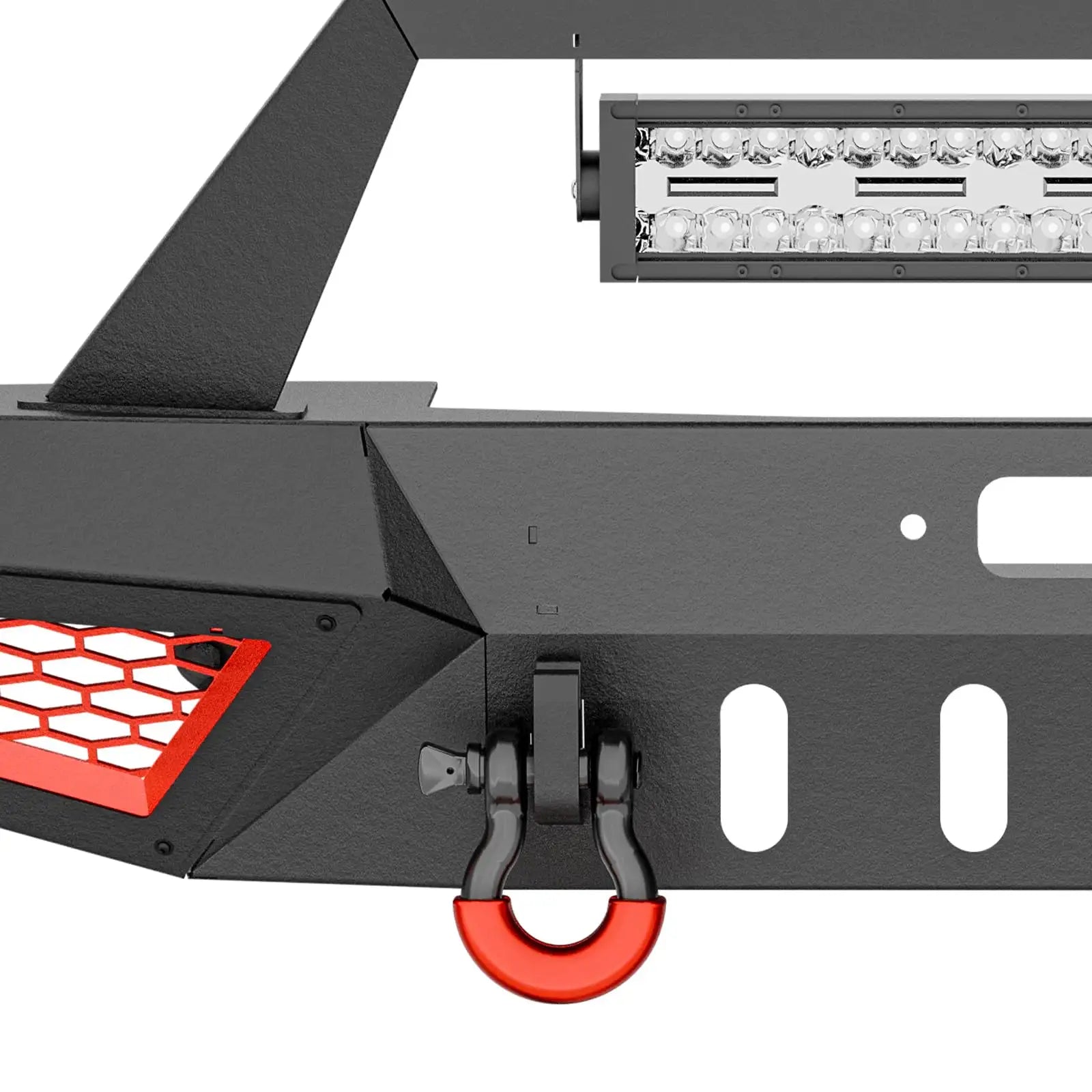 Aftermarket Front Bumpers Compatible with 2007-2018 Jeep Wrangler JK JKU Equipped - Yzona