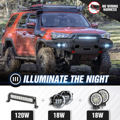 Truck Replacement Bumpers Compatible with 2015-2024 Toyota 4 Runner 5th Gen