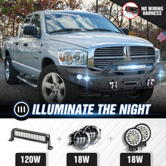 Ram 1500 Full Width Front Bumper Compatible with 2006 2007 2008