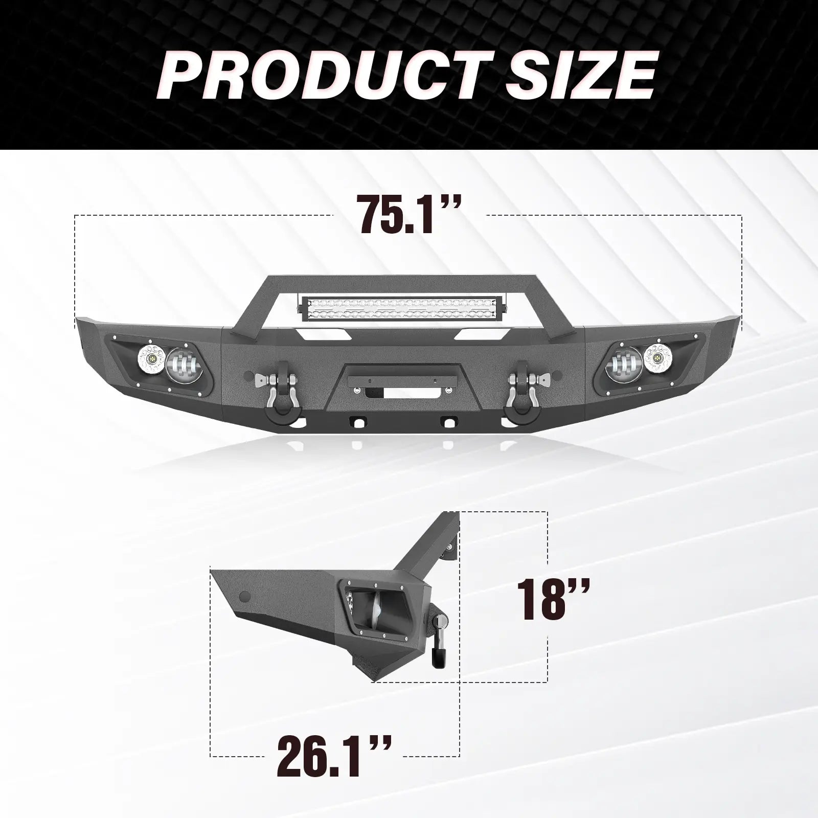 Heavy Duty Bumpers for Ford F150 2004 2005 2006