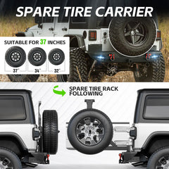 Aftermarket Rear Bumper for 2007-2018 Jeep Wrangler JK
