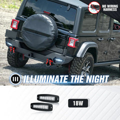 Steel Rear Bumper for 2018-2025 Jeep Wrangler JL JLU