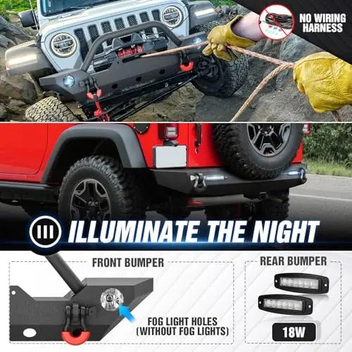 2007-2018 Jeep Wrangler JK Aftermarket Bumpers for Sale