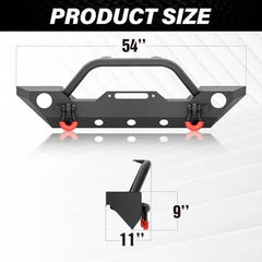 2007-2018 Jeep Wrangler JK Aftermarket Bumpers for Sale