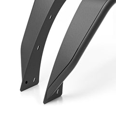 Yzona Steel Front & Rear Fender Flares Compatible with 2018-2025 Jeep Wrangler JL JLU Unlimited 2/4 Doors