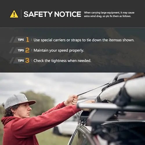 53 Heavy Duty 300 LBS Universal Roof Rack Cross Bars