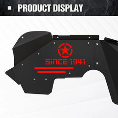 Yzona Jeep Inner Fender Wells for Wrangler 2007-2018 JK & JKU